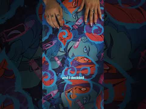 ASMR - My friend's INCREDIBLE Arcane Art ( @ARTBYNIPS)
