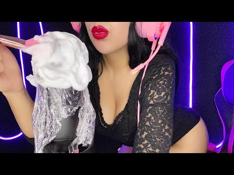 ASMR CON ESPUMA DE AFEITAR🧼