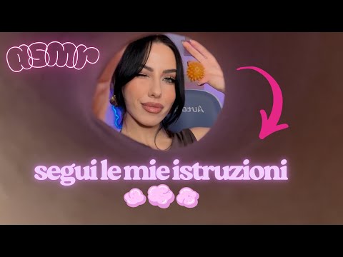 ASMR SEGUI LE MIE ISTRUZIONI RILASSANTI PER DORMIRE MENTRE FUORI  PIOVE 🌧️