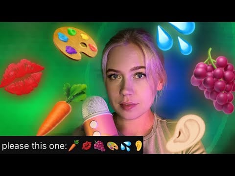 #3 emoji challenge | #asmrminuha #asmr