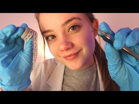 ASMR Dermatologist MOLE EXAM, MEASUREMENT, BIOPSY Roleplay! Pictures, Gloves, Breathy Whispers