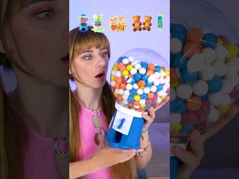 ASMR Emoji Bubble Gum, Ufo Wafers, Lollipops Mukbang #shorts