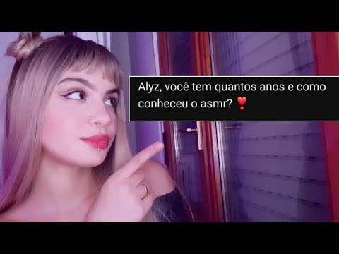 ASMR - RESPONDENDO PERGUNTAS DOS INSCRITOS (voz suave)