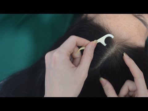 ASMR Hair Parting & Head Scratching With Tools, Scratch Sounds For Stress Relief