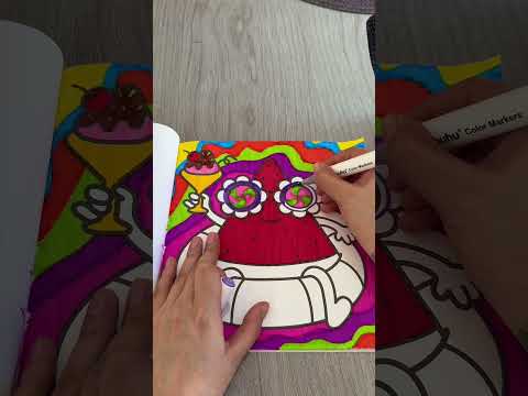 ASMR pintando #paintin #coloringbook #asmr