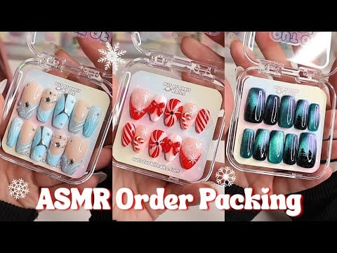 ASMR Order Packing 🎀 Chill Lofi Vibes (No Talking)
