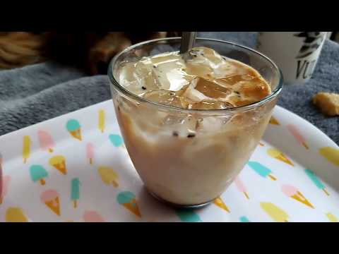 Relaxing Iced Coffee Tutorial. Mermaid style asmr. ☕