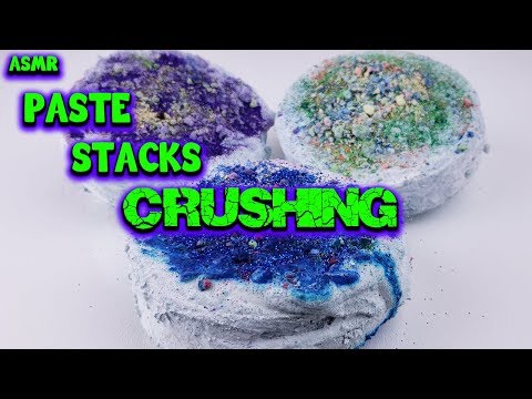 ASMR Satisfying Unsoaked Paste Stacks - Relaxing ASMR Sleep