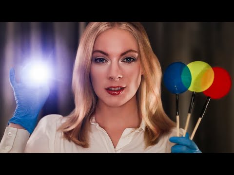 ASMR Realistic Eye Exam 👀 Light Triggers & Color Blind Vision Tests (Medical Roleplay for Sleep)