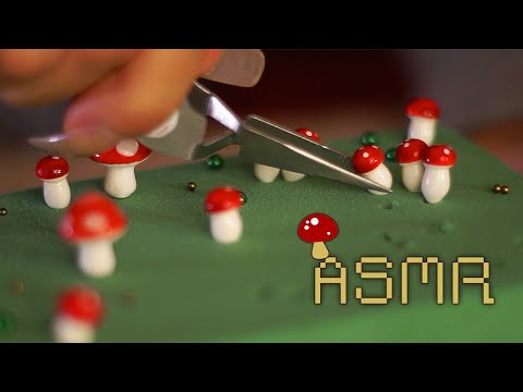 🍄ASMR Plucking Mushrooms 🍄(no talking)