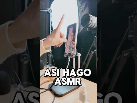 ASÍ GRABO MIS ASMR #asmr #shorts #asmrvideo #comedia