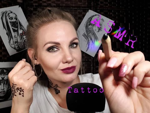 💕 АСМР, ролевая игра, ТАТУ-МАСТЕР, шепотом / ASMR, role play, tattoo artist, whispering 💕