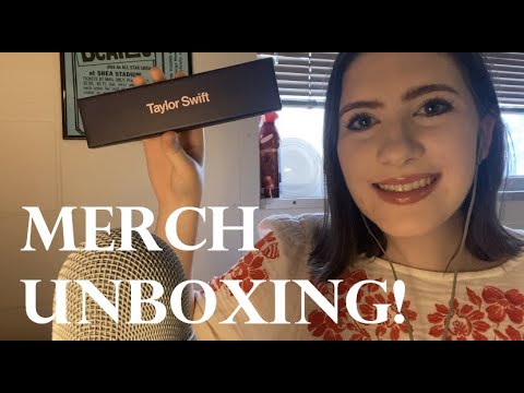 {ASMR} Taylor Swift Merch Unboxing