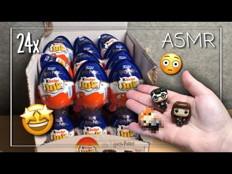 ASMR || XXL Harry Potter Kinder Joy opening!! 🍪✨(Deutsch // German) ~ Jonathan ASMR