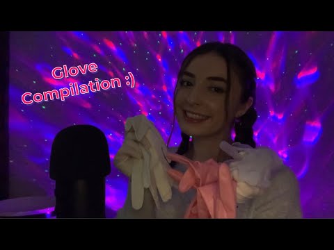 ASMR | Glove Compilation (Latex Gloves, Clear Vinyl Gloves & Dishwashing Gloves)