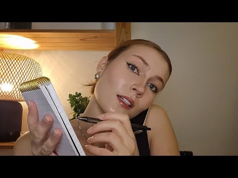 ASMR celebrity personal assistant rp