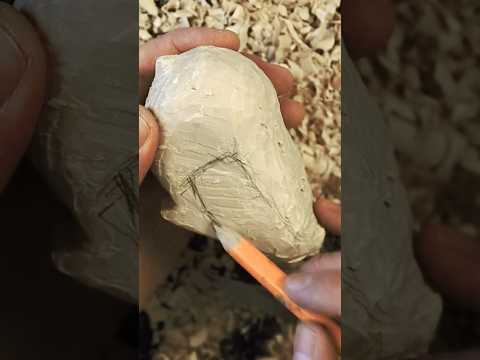 Wood carving ASMR #asmr #relax #triggersforsleep #asmrsounds #notalking