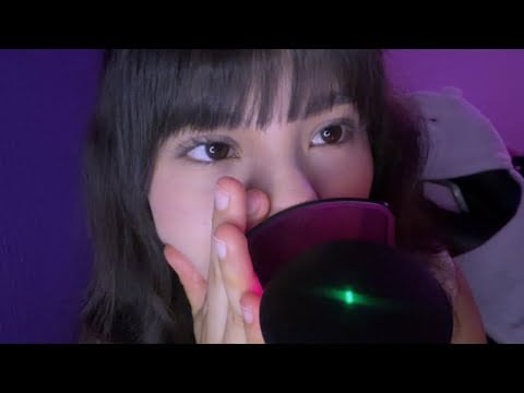asmr ✰ te cuento un chismesito? inahudible y mouth sounds 
