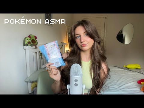 ASMR Opening my subscribers Pokémon cards📦