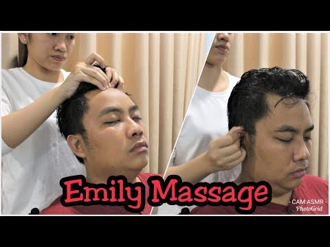 Relaxing Oil Head and Back Massage by Emily - Read Description