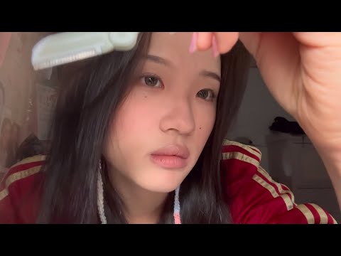 눈썹 정리 asmr