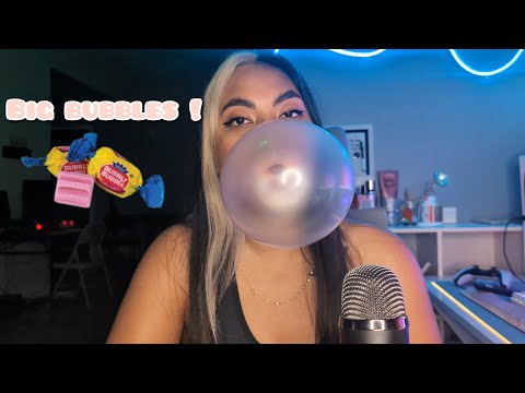 ASMR Chewing Gum , Tingles For Sleep , Bubble In A Bubble