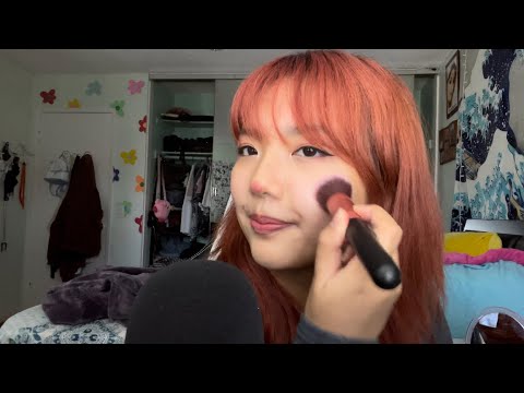 asmr everyday makeup routine