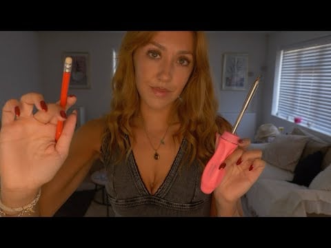 ASMR Fixing You RP (writing w/pencil, camera touching, screwdriver)