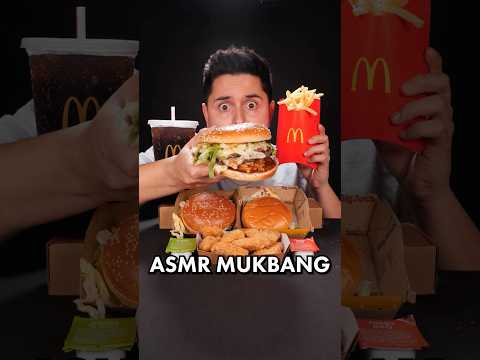 NEW McDonalds Big Arch Burger | ASMR Mukbang