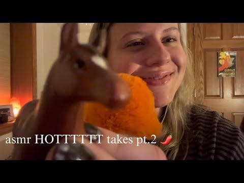 ASMR my hottest takes pt.2! whispered rambles, soothing triggers for sleep 💤 