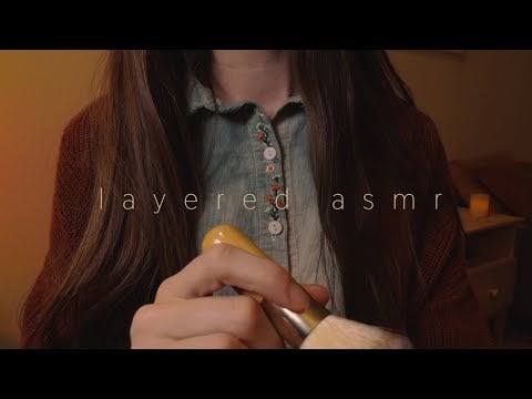 ASMR | Gentle Clock Ticking with Layered Sounds for Sleep (Brown Noise, Rain, No Talking)