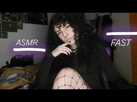 Fast & Aggressive ASMR for Tingles | Fabric scratching, Mic triggers, Mouth sounds, Tights++