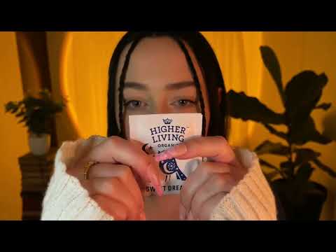 *one minute asmr* tea packet triggers
