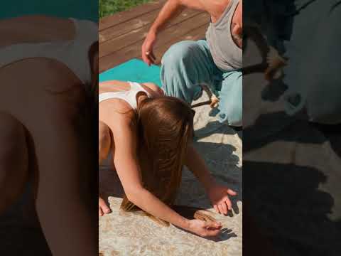 Master of cracks and stretches | healer Vadim Veter works on Kristina #chiropractic