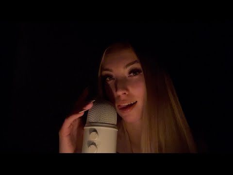 ASMR | finger flutters and nail tapping with mouth sounds