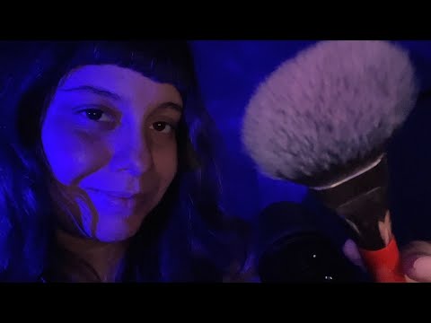 ASMR Pincel na Tela 🖌️ Sussurros + Gatilhos Visuais Para Dormir 😴