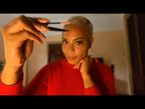 ASMR Friend Tells You a Jamaican Folktale - Eyebrow Tweezing + Personal Attention