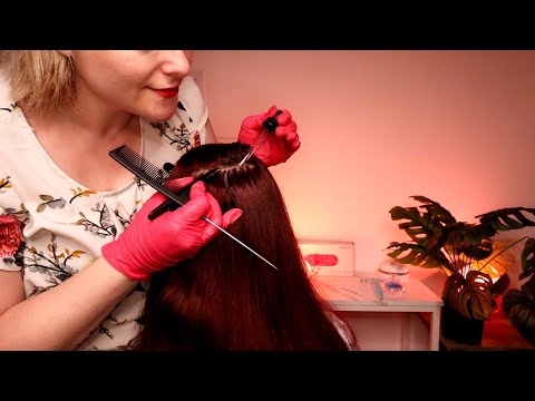 A Real Person ASMR Scalp Check, Scalp Treatment & Massage
