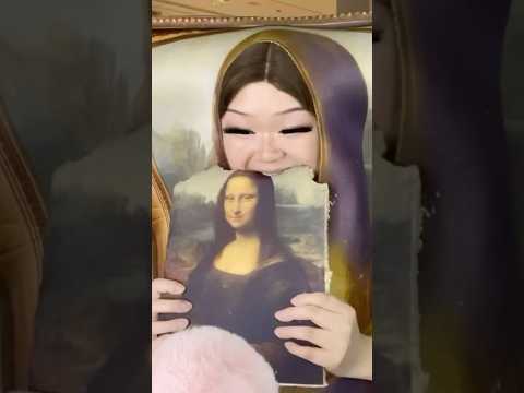 ASMR MONA LISA EATING MONA LISS #mukbang #tingles #sleep just the bites