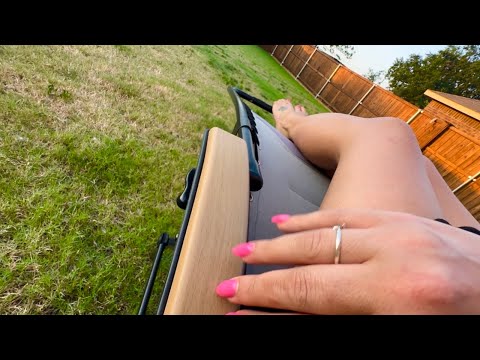 ASMR in my backyard 🏡 (w/ camera tapping & air tracing)