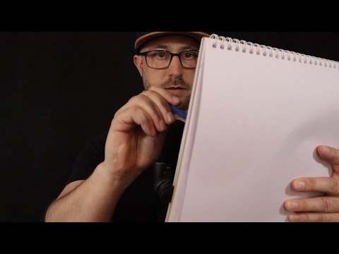 Drawing / Sketching You Super Fast - ASMR