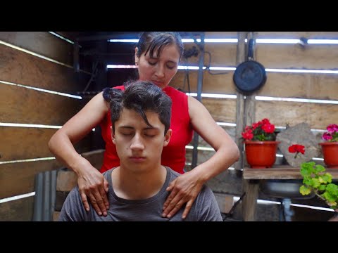 Esperanza's energy cleansing (limpia) with whispering, scratching & tapping ASMR triggers