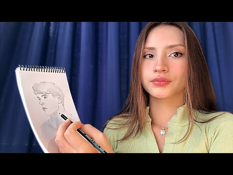 ASMR  Te dibujo ✍️  ♡ Roleplay ♡