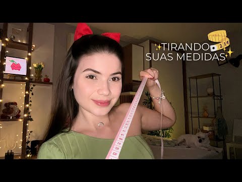 ASMR  Tirando suas Medidas De Corpo Inteiro 📏