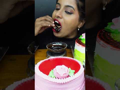 ASMR Eating Rasgulla,Gulab Jamun,Oreo Chocolate Ice Cream Cake Indian Sweets ASMR Eating Mukbang