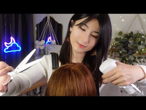 ASMR Tingly Haircut Roleplay 😴 (Soft Spoken)