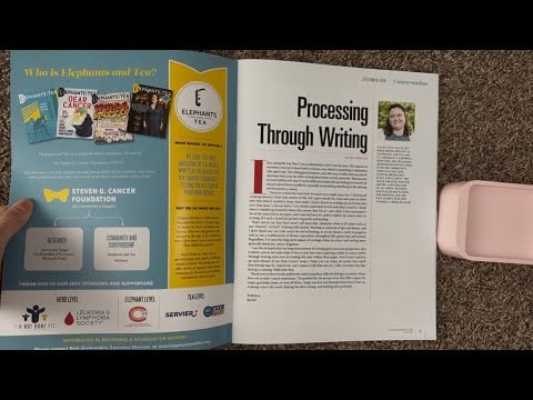 ASMR Flipping Through Elephants And Tea - June 2024 Issue | (No Talking)
