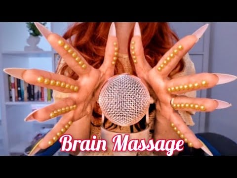 ASMR BRAIN Massage 🌟 Mic Scratching, Tapping, Bubble Wrap, Ear Triggers, Sponges Sounds ~ No Talking