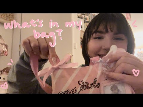 asmr | what’s in my bag (lofi, soft spoken, rambling)