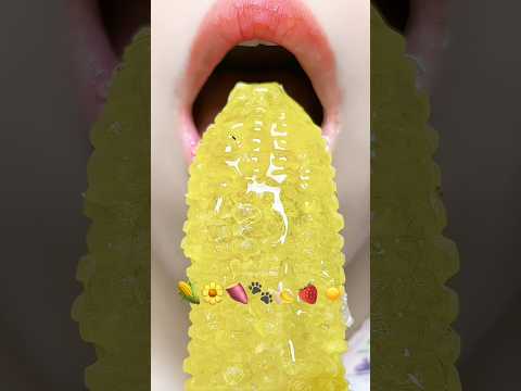 Yellow Emoji Food 🌼🍌☀️ #meoasmr #mukbang #asmrsounds #asmr #eating #emojichallenge #satisfying